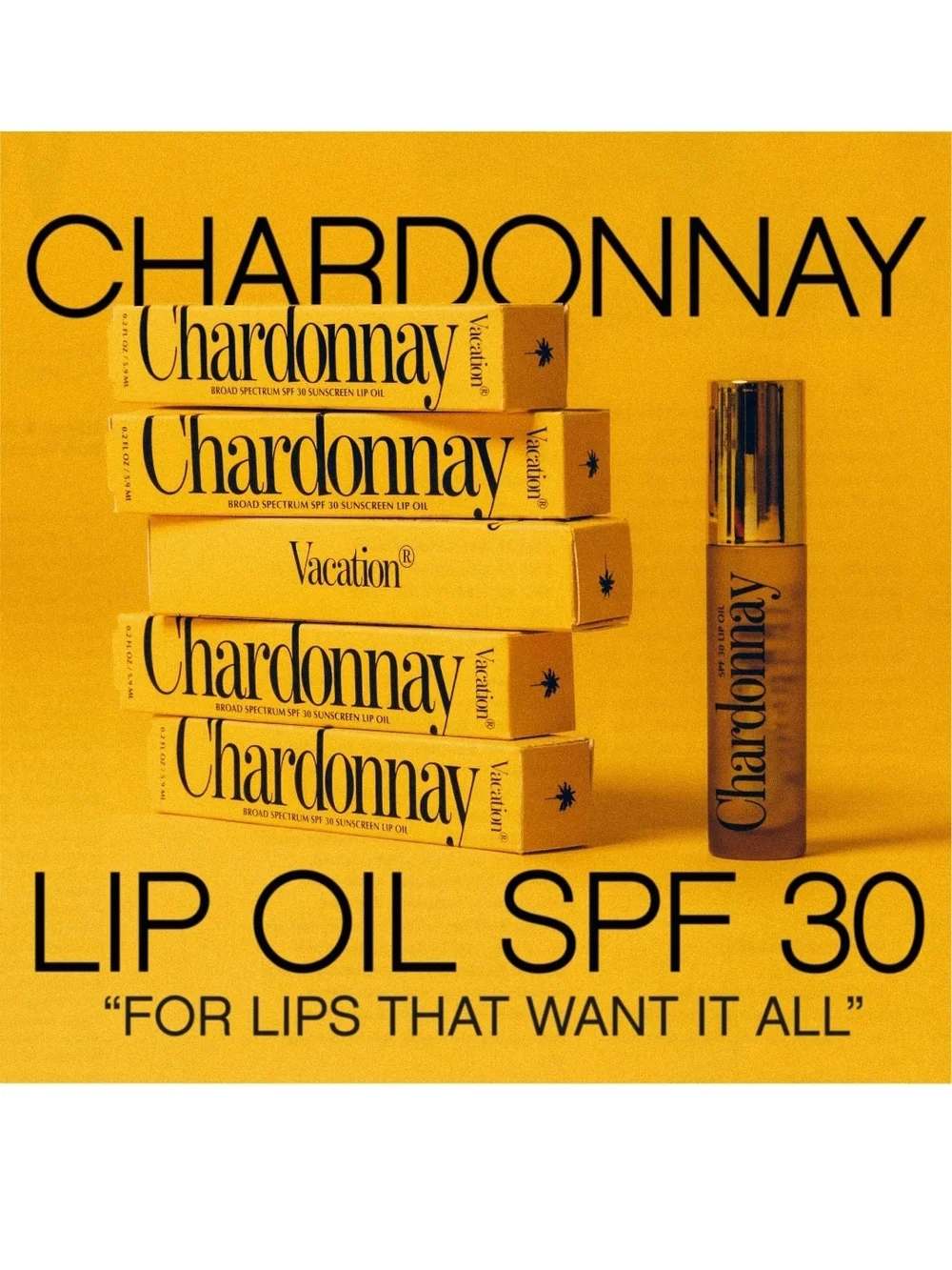 Vacation SPF 30 Lip Oil — Yellow